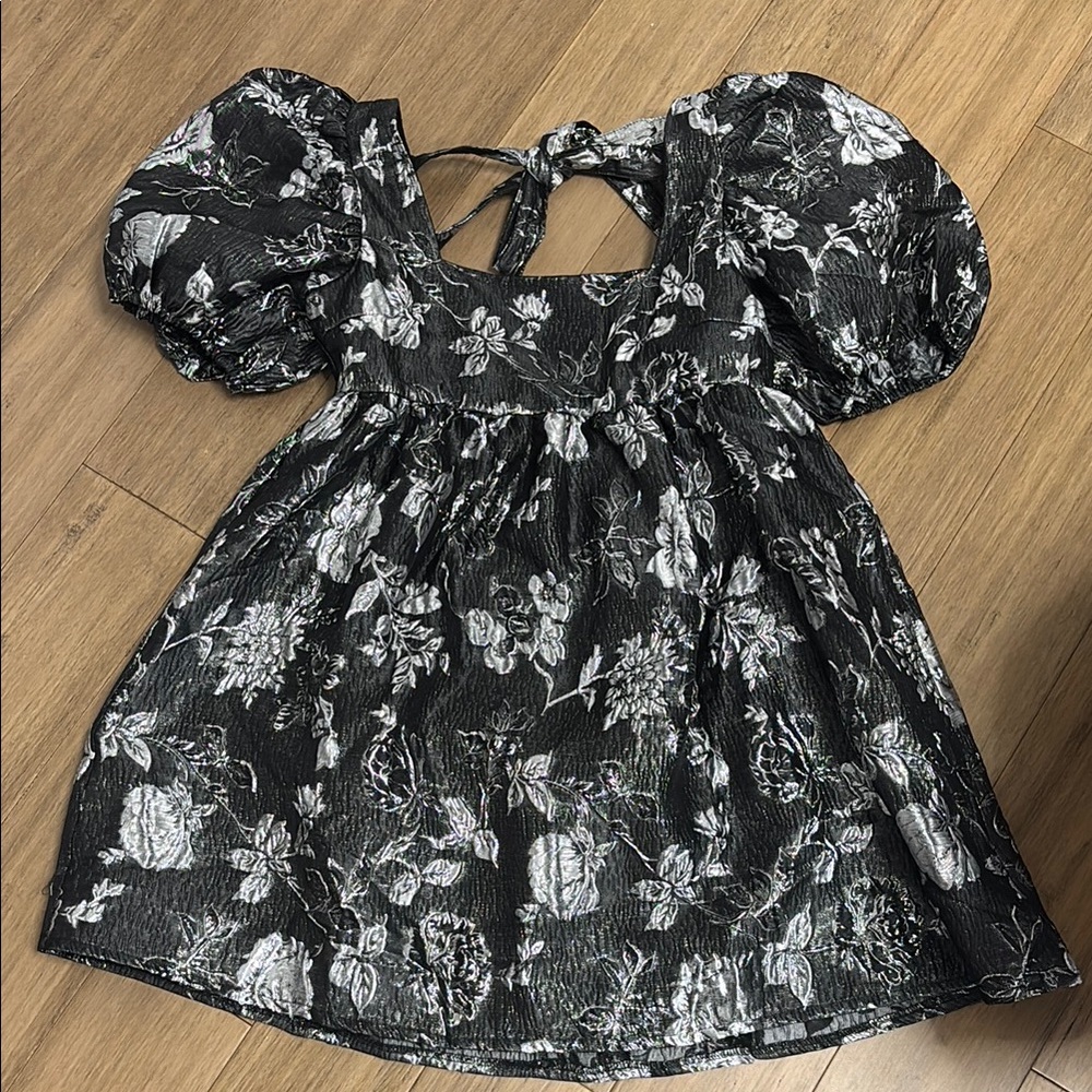 Floral Puff Sleeve Dress